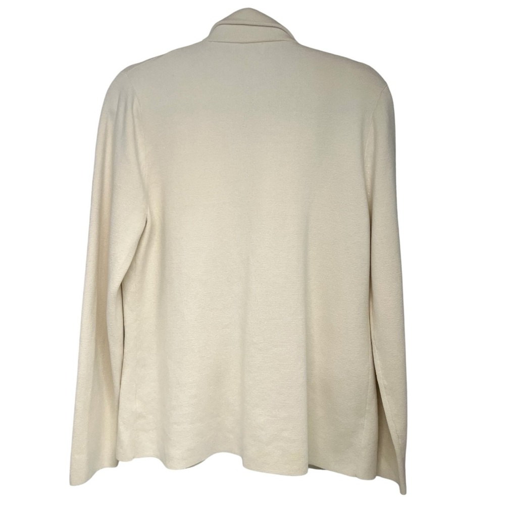 J. Crew Factory Schoolboy Sweater Blazer Ivory Single Button Women’s Large - Picture 7 of 10
